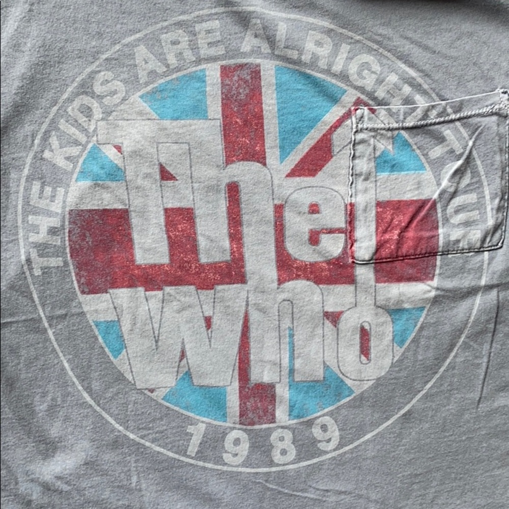The Who 1989 the Kids  are Alright tour t-shirt.
